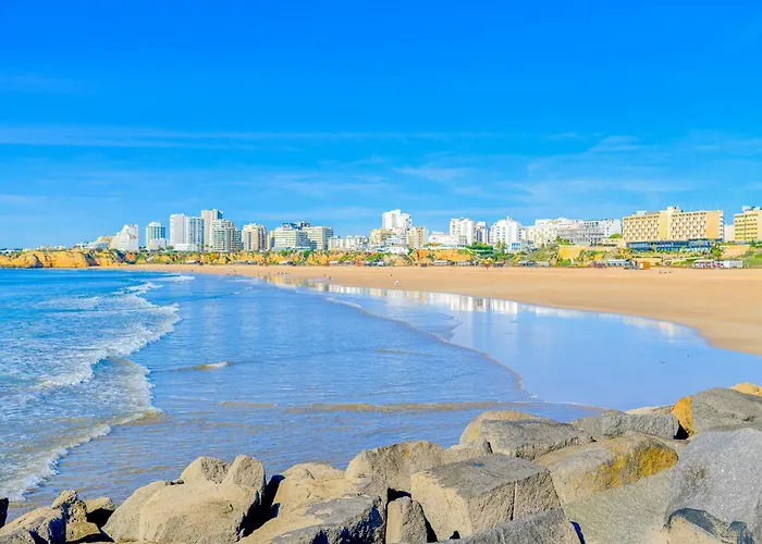 Rocha Apartment, With Pool, 100m From The Beach! * 波尔蒂芒